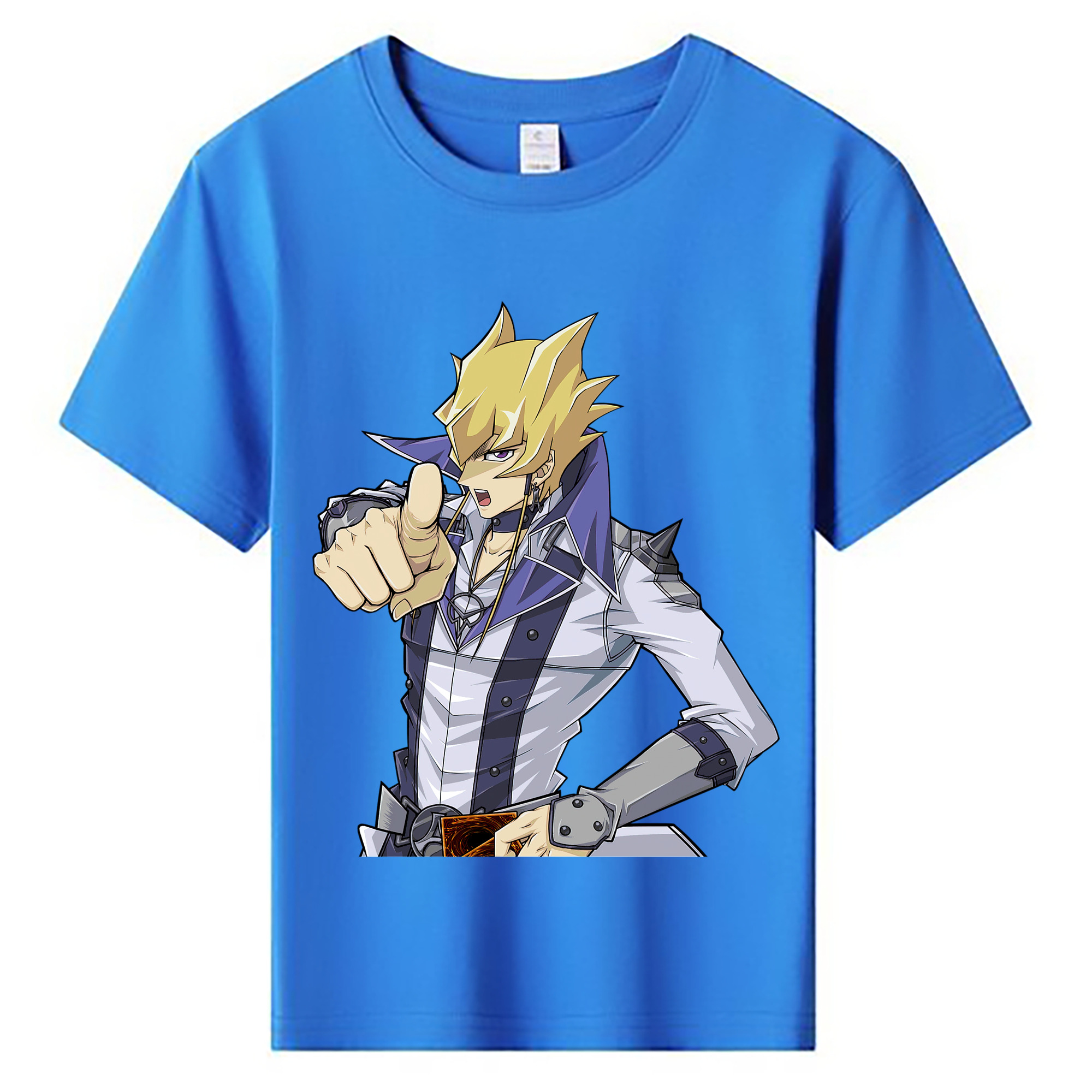 （画像用） 遊☆戯☆王 Yu-Gi-Oh! 綿100％キッズTシャツ（フロントプリント）